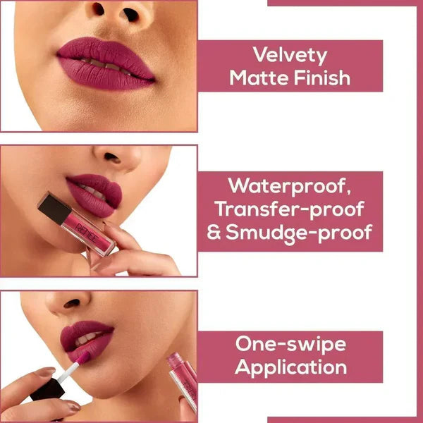 RENEE Stay Forever Matte Liquid Lipsticks Combo of 10, 1ml each