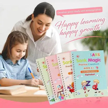 🚀 #1 Trending Product Magic Practice Copybook (4 BOOKS,1 PEN,1 GRIP,10 REFILL) – 50% OFF Today!